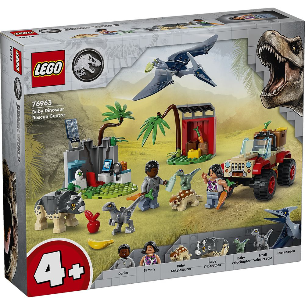 Конструктор LEGO Jurassic World 76963 Центр спасения детенышей динозавров -  купить с доставкой по выгодным ценам в интернет-магазине OZON (1409999213)