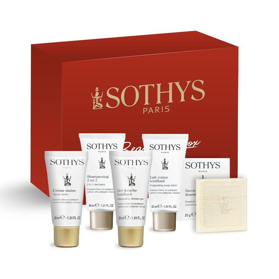 Sothys Набор для путешествий: дорожный косметический набор, 5 средств ...