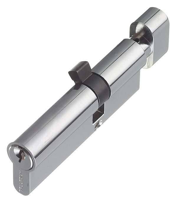 Цилиндр Palladium AL 35Т01х55 CP 90 35х55 мм ключ/вертушка хром #1