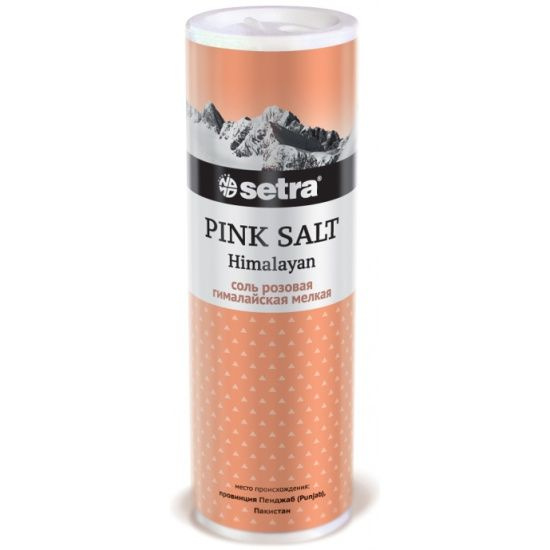 Соль Setra розовая 2 шт по 250 г мелкая (солонка) #1