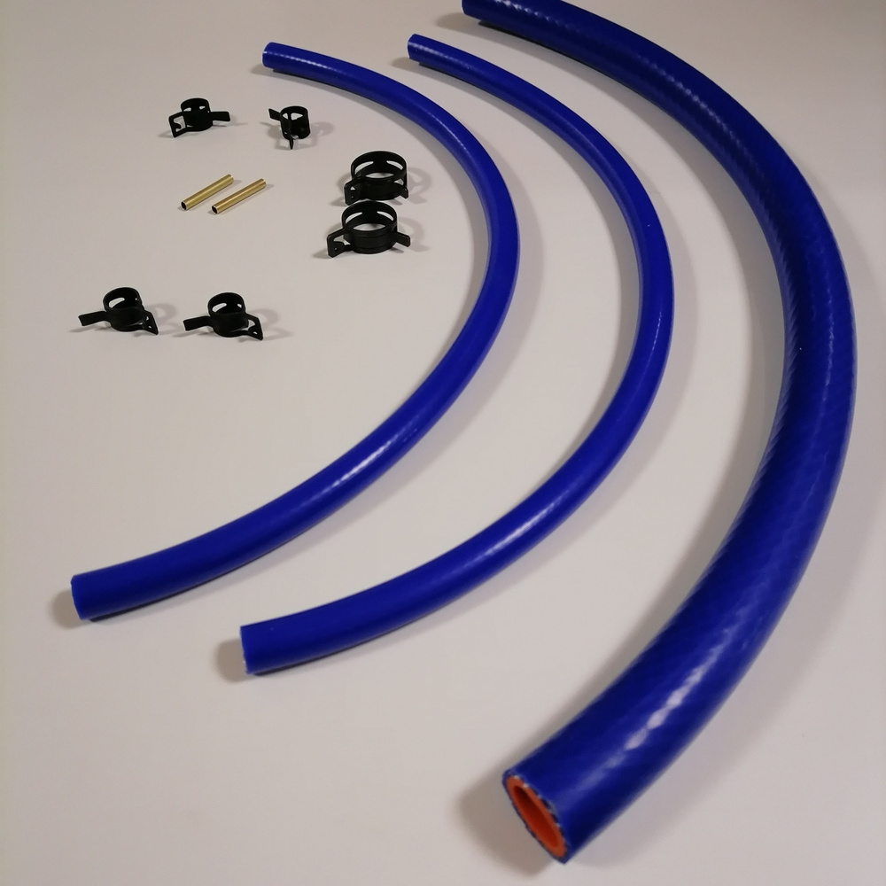 Силиконовые патрубки расширительного бачка + пружинные хомуты + втулки ...