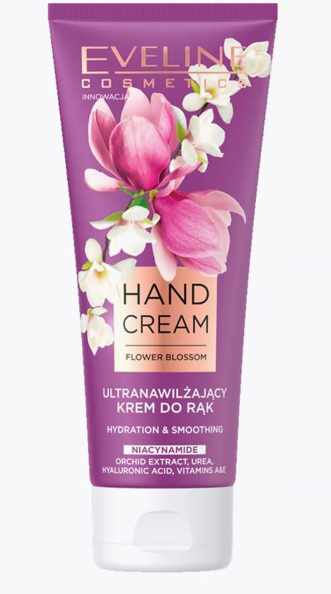 Eveline Cosmetics Крем для рук Ультраувлажняющий с ниацинамидом HAND CREAM FLOWER BLOSSOM, 75 мл  #1