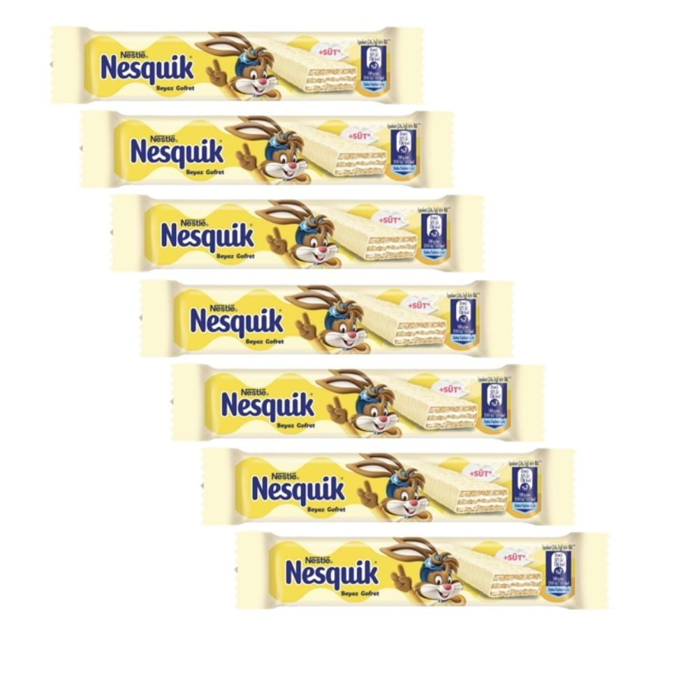 Вафли Nestle Nesquik White Chocolate Wafer, 26,7 г х 7 шт #1