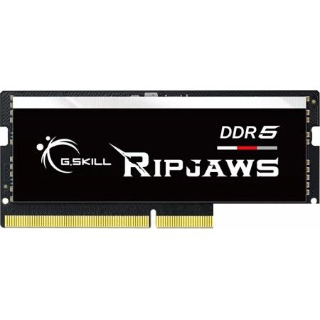 G.Skill Оперативная память Ripjaws 16ГБ DDR5 SODIMM 4800 МГц F5-4800S3434A16GX1-RS 1x (Ripjaws 16ГБ DDR5 #1