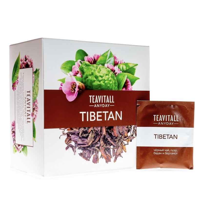 Чайный напиток TeaVitall Anyday Tibetan , 38 фильтр-пакетов #1