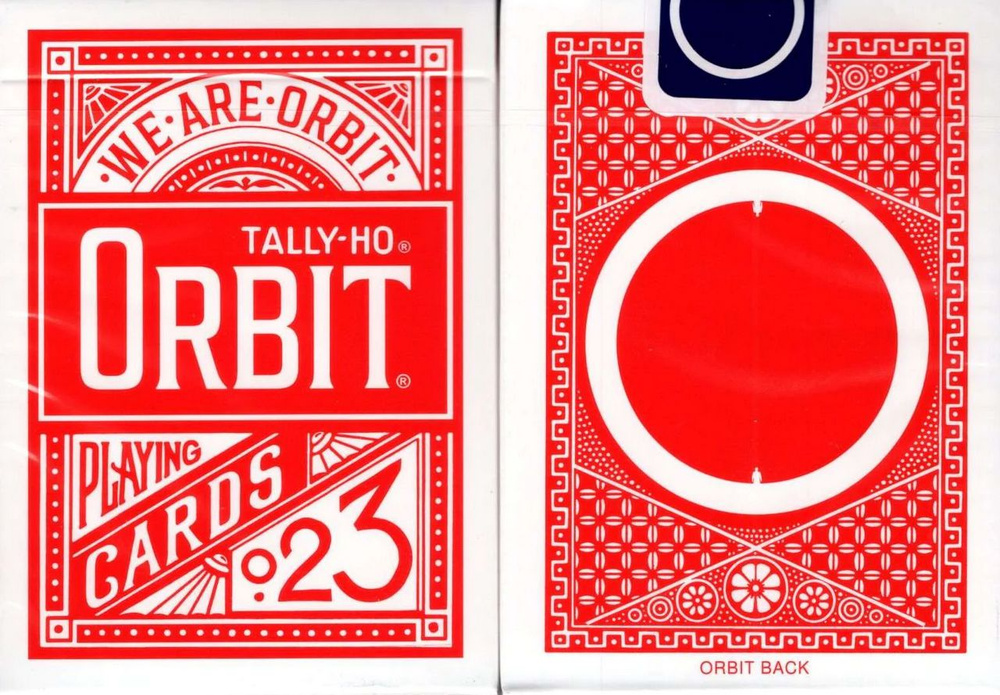 Карты игральные Tally-Ho Orbit Playing Cards red #1