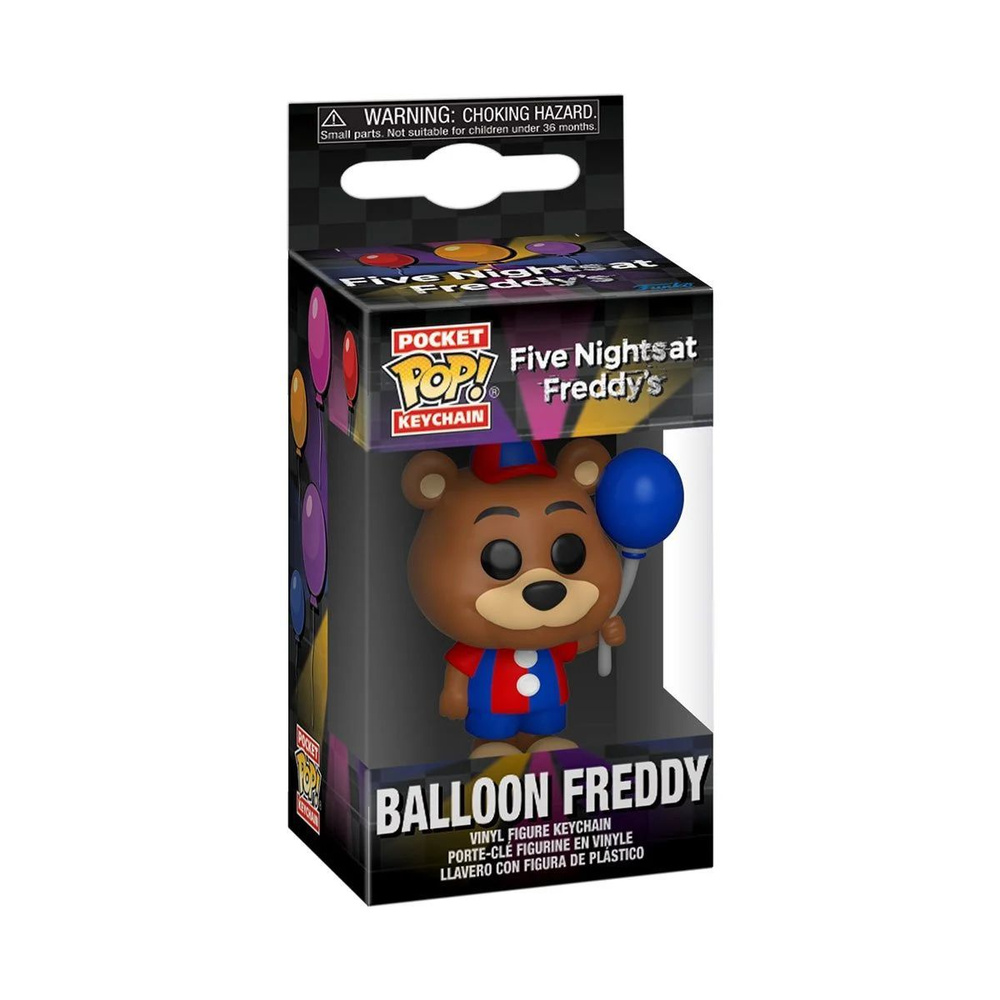 Брелок Фредди с шариком Balloon Freddy из игры Фредди Фазбер: симулятор  Пиццерии - купить с доставкой по выгодным ценам в интернет-магазине OZON  (1421743942)