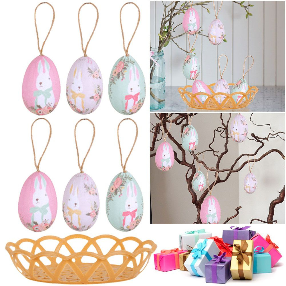 Пасхальные яйца Красочное пенопластовое яйцо Украшение Пасхальной елки ...