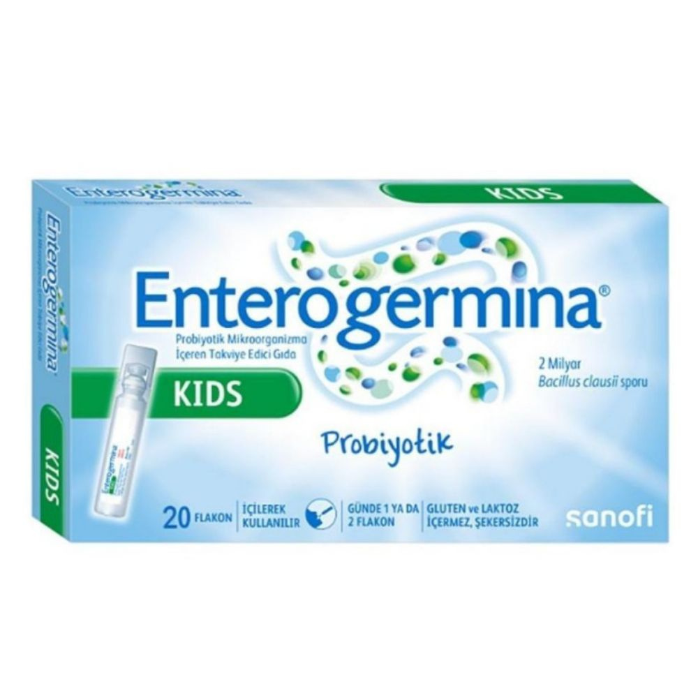 Enterogermina Kids 5 мл х 20 флаконов (СРОК Г. 07-2025), энтерожермина ...