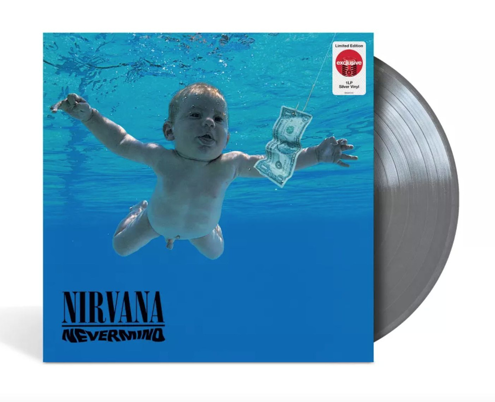 Nirvana - Nevermind (Silver USA Limited) Серебряная Виниловая Пластинка #1