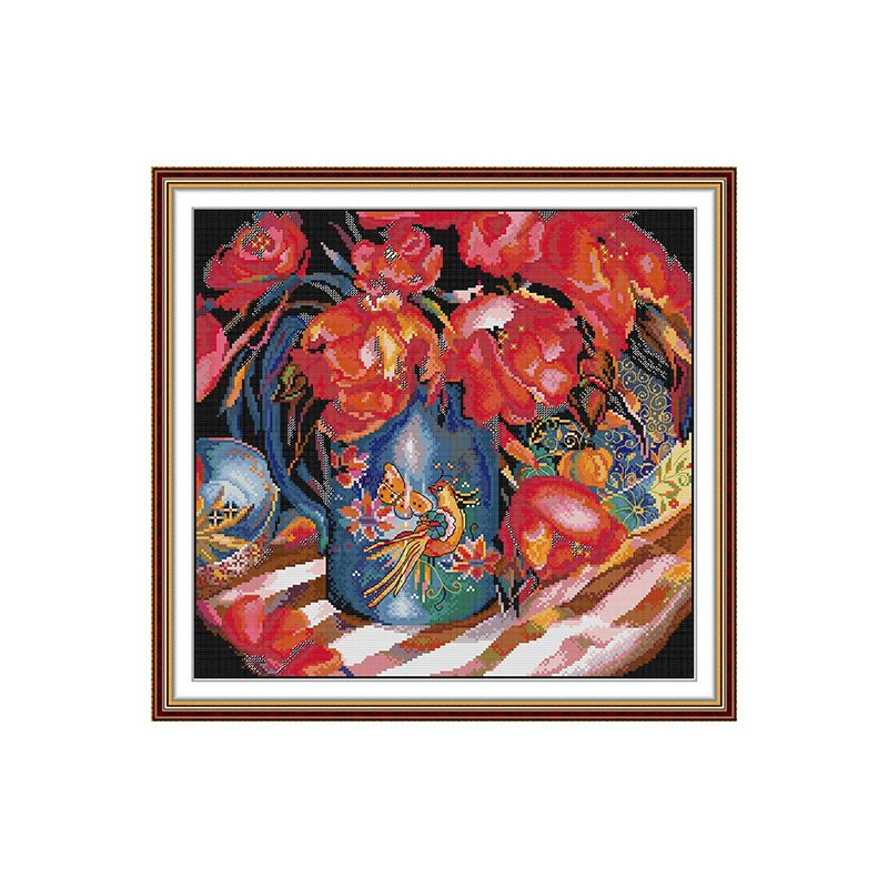 Вышивка крестом, наборы для вышивания крестиком,Восточный тюльпан ...