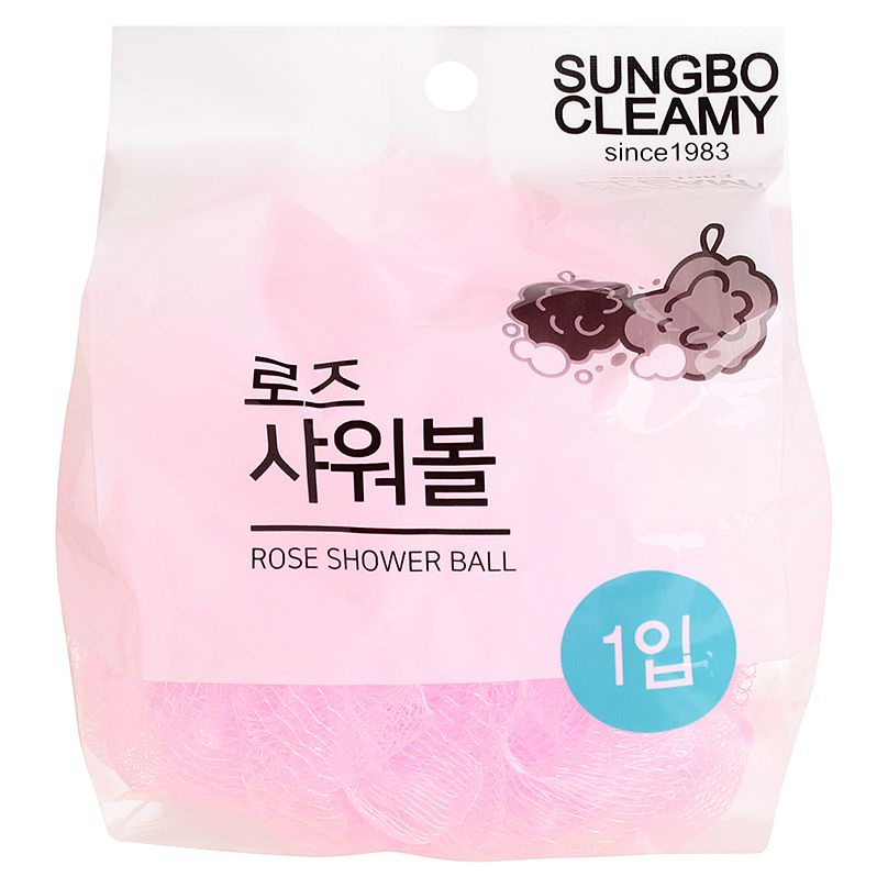 Мочалка для душа SungBo Cleamy Flower Ball Rose Shower Ball #1