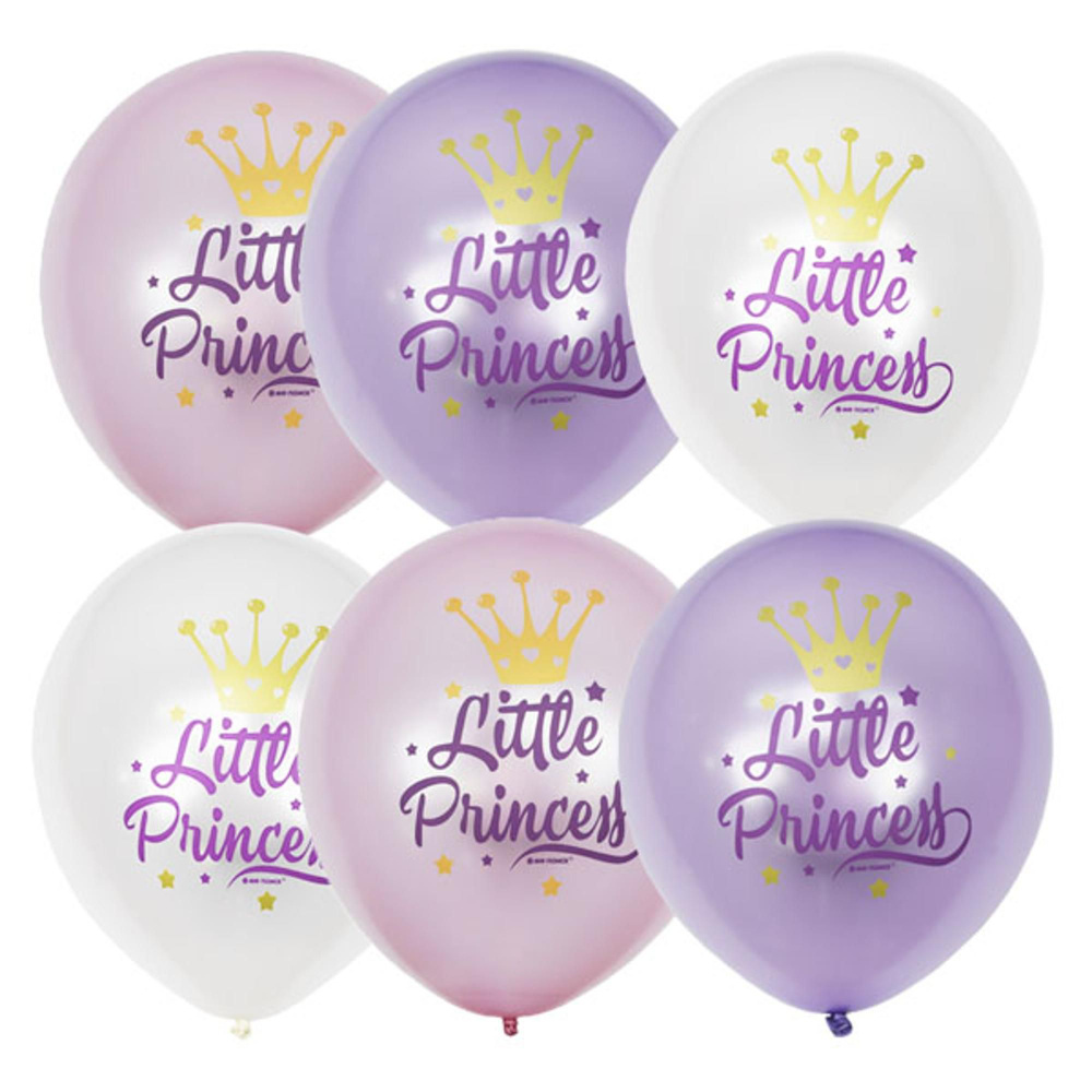 12"/30см Перламутр (шелк) 1 ст. 2 цв. рис Little Princess 25шт #1