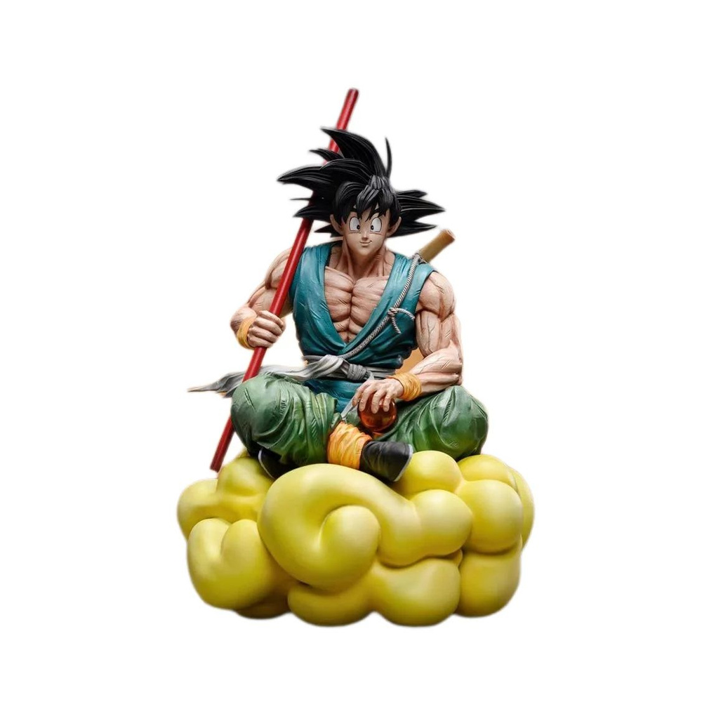 фигурка аниме (Anime Figure Dragon Ball Z Son Goku Somersault Cloud Model  Dolls) 21см-пакет - купить с доставкой по выгодным ценам в  интернет-магазине OZON (1500942398)