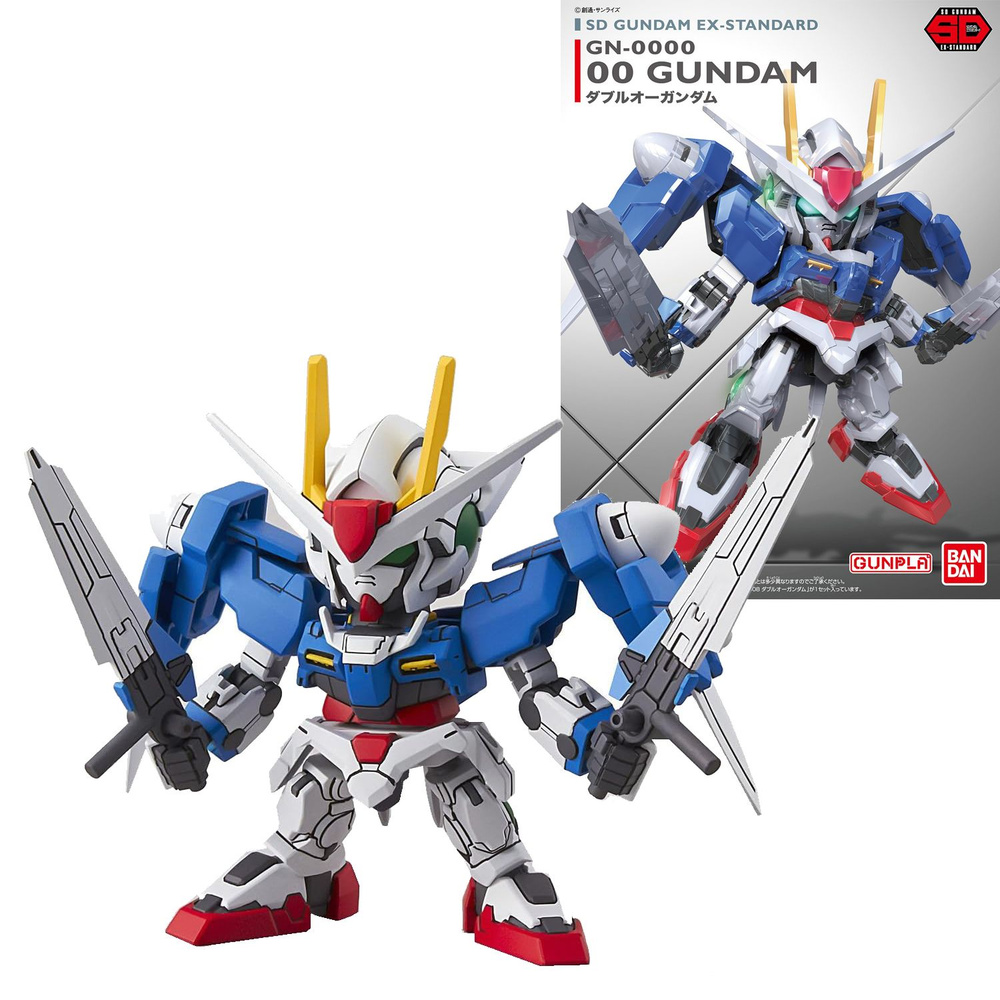 Фигурка Bandai Hobby SD Ex 08, 00 Gundam, Gunpla 8cm #1