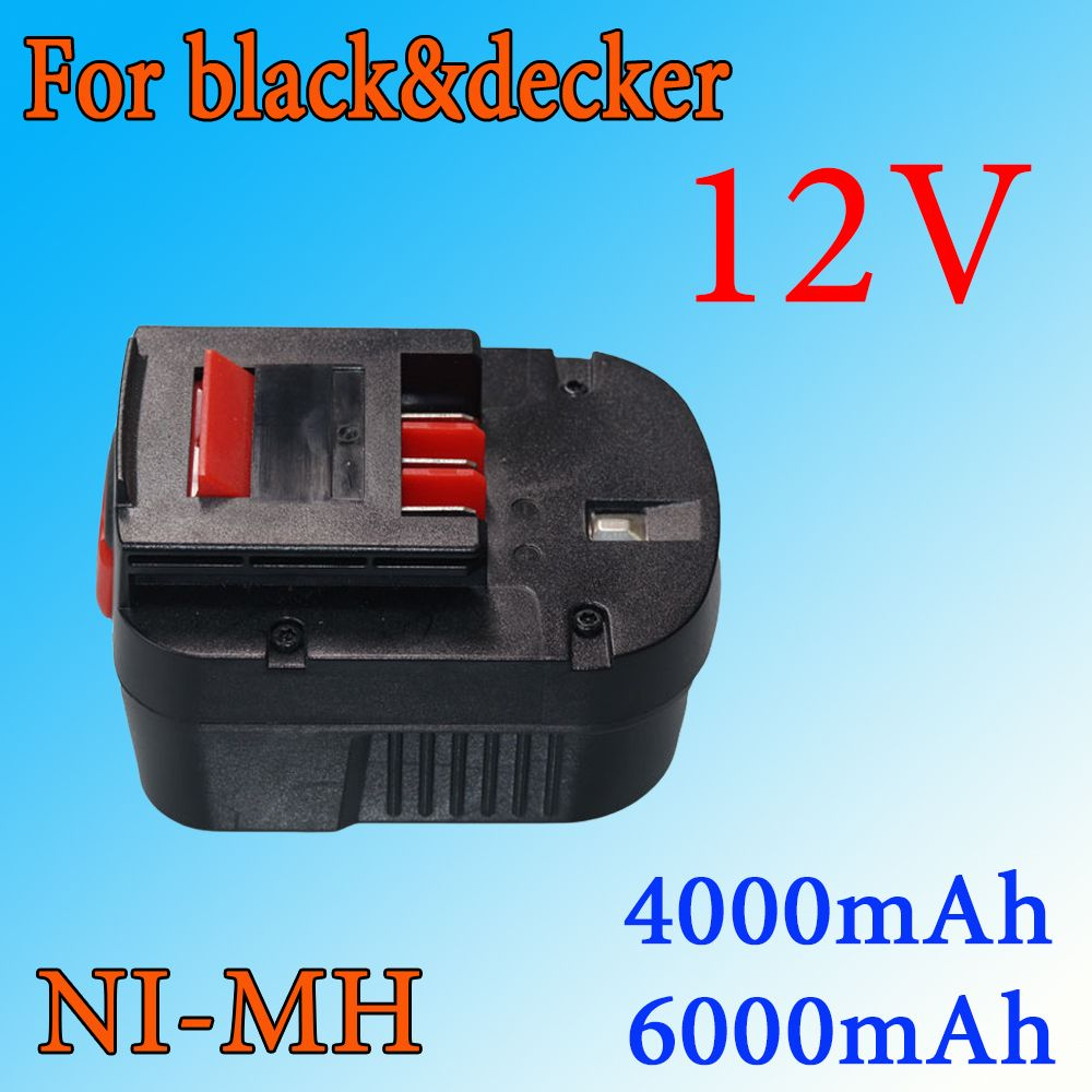 Аккумуляторная батарея NiMH Black Decker 12V 4000mAh 6000mAh подходит ...