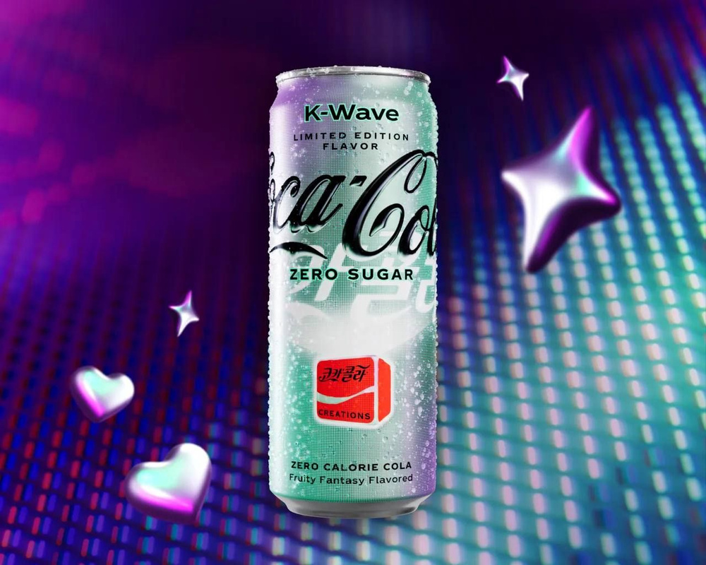 Газированный напиток Coca-Cola K-Wave Zero Calorie Limited Edition 330 мл Тайланд  #1