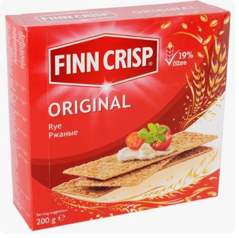 Хлебцы ржаные Finn Crisp Original, 200 г #1