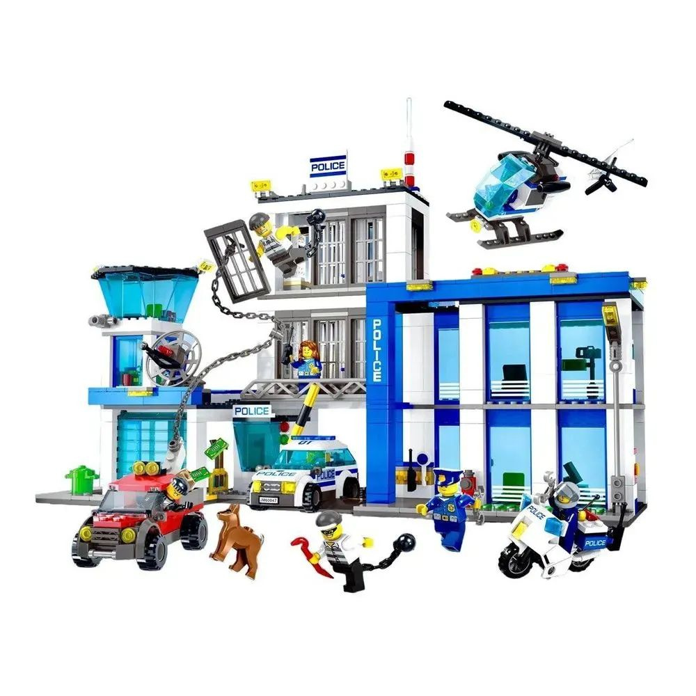 Конструктор Полиция сити "Полицейский участок" City Police Набор 854 ...
