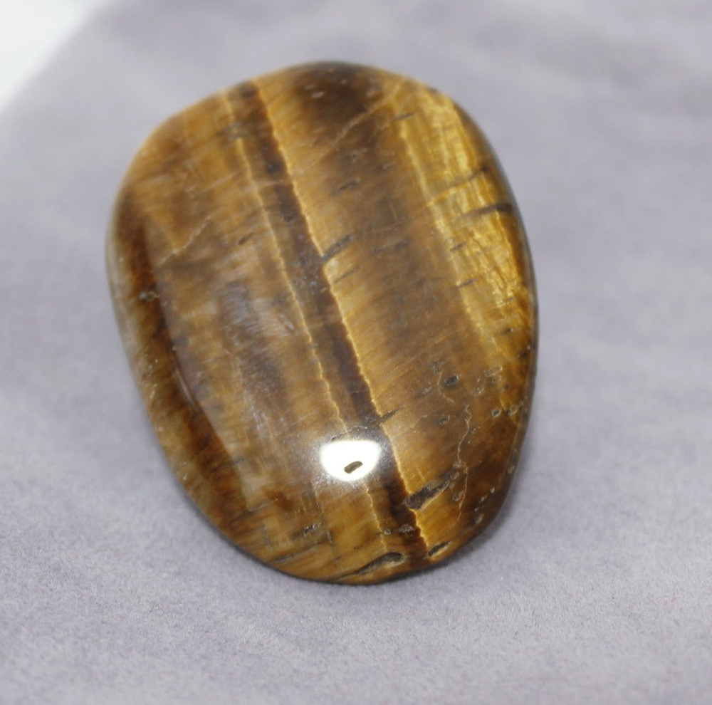 Тигровый глаз натуральный камень размер М без выемки - купить с ...