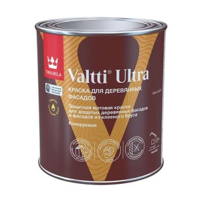 Tikkurila Valtti Ultra краска для деревянных фасадов матовая Коллекция: Tikkurila Vinha Цвет: 2662 (Пеллерво)0.9 #1