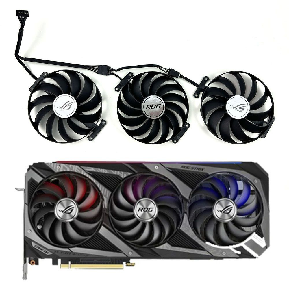 95 мм CF1010U12S Видеокарты Замена ASUS Rog Strix RTX 3060 3070 3080 Ti  3090 Игровой GPU охладитель RX 6700 - купить кулер по выгодной цене в  интернет-магазине OZON (1488738002)