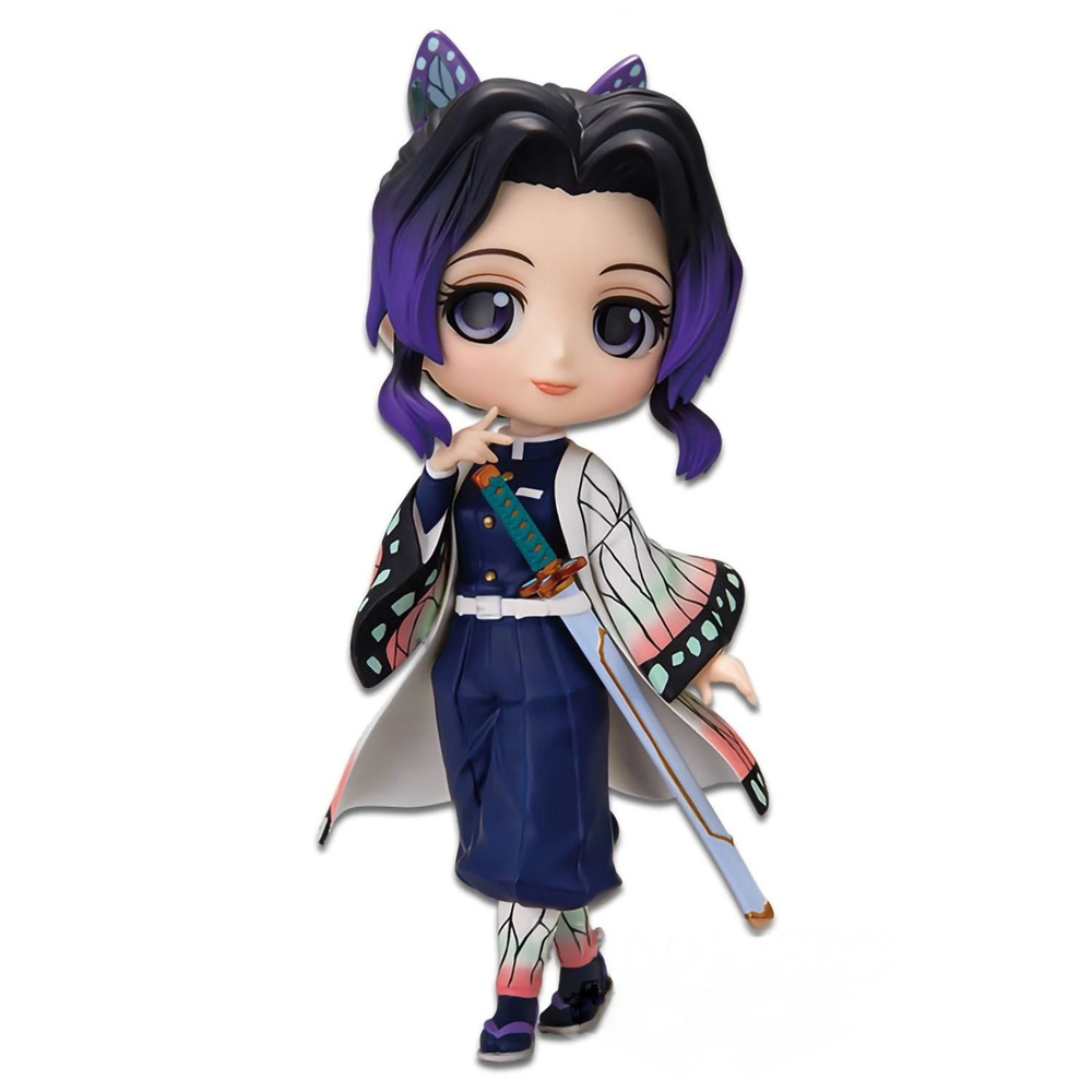 Фигурка Banpresto Q Posket Demon Slayer Kimetsu No Yaiba Shinobu Kocho (Ver.A), 14 см / Коллекционная #1