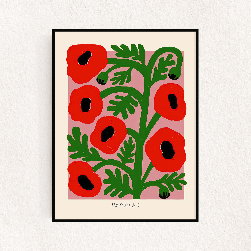 Постер "Poppies", 50х70см #1