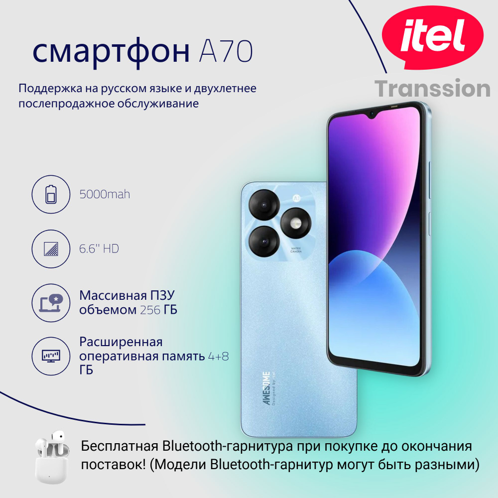 Смартфон ITEL Tecno - купить по выгодной цене в интернет-магазине OZON  (1502472218)