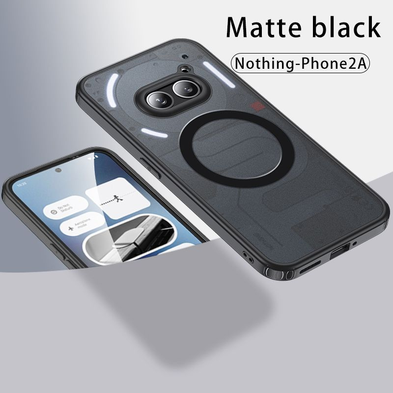 Чехол для Nothing Phone 2A, с MagSafe, тонкая полупрозрачная