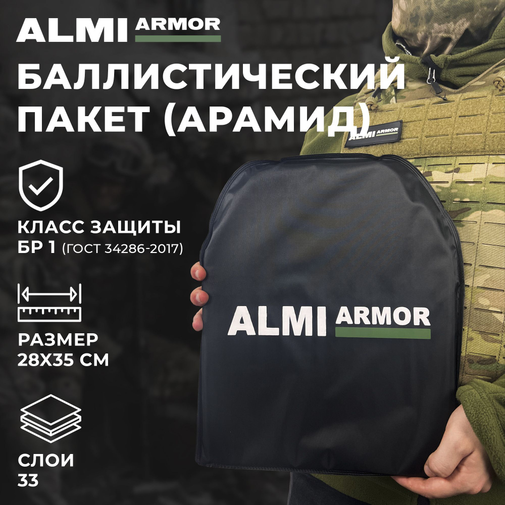 Баллистический пакет центральный Бр 1 (Арамид/Кевлар) - купить с ...
