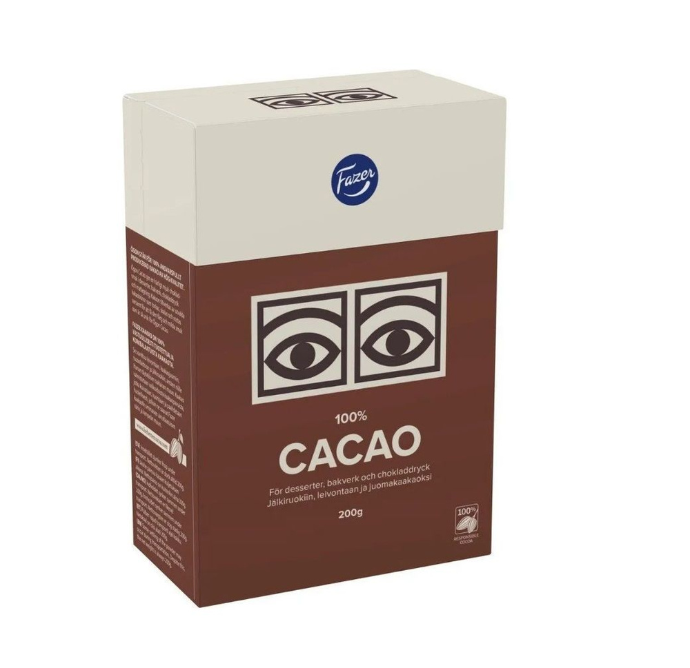Fazer Какао растворимый натуральный, 200 гр. (Финляндия) #1
