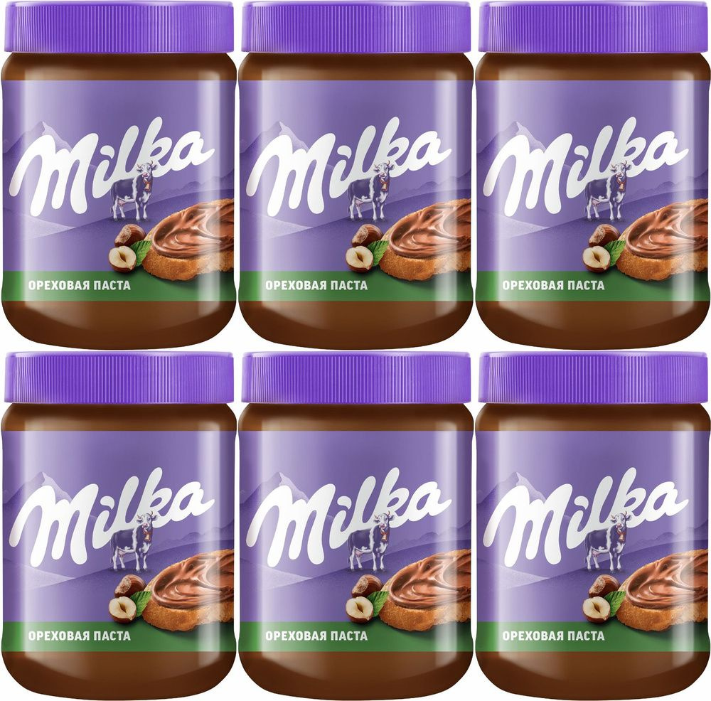 Паста Milka шоколадно-ореховая, комплект: 6 упаковок по 350 г Бельгия  #1