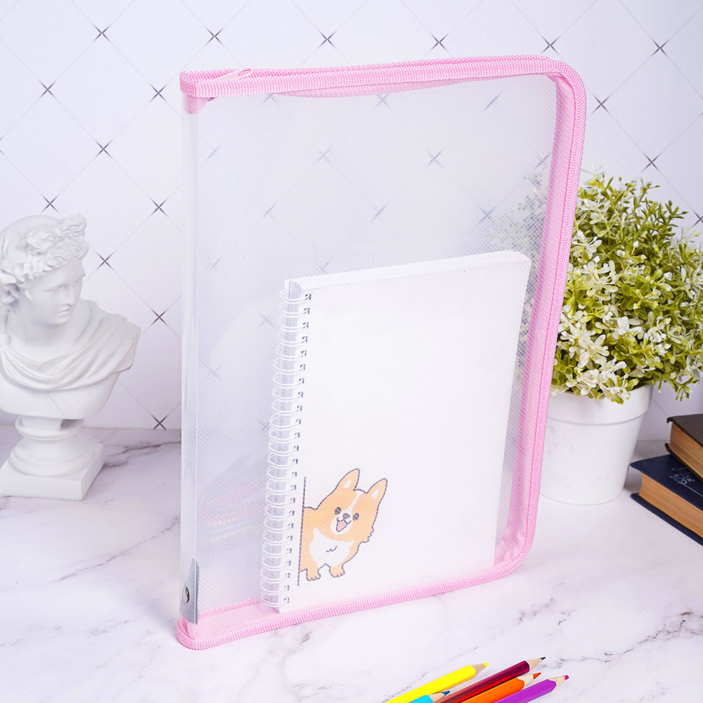 Папка для тетрадей А4 молния вокруг - купить с доставкой по выгодным ...