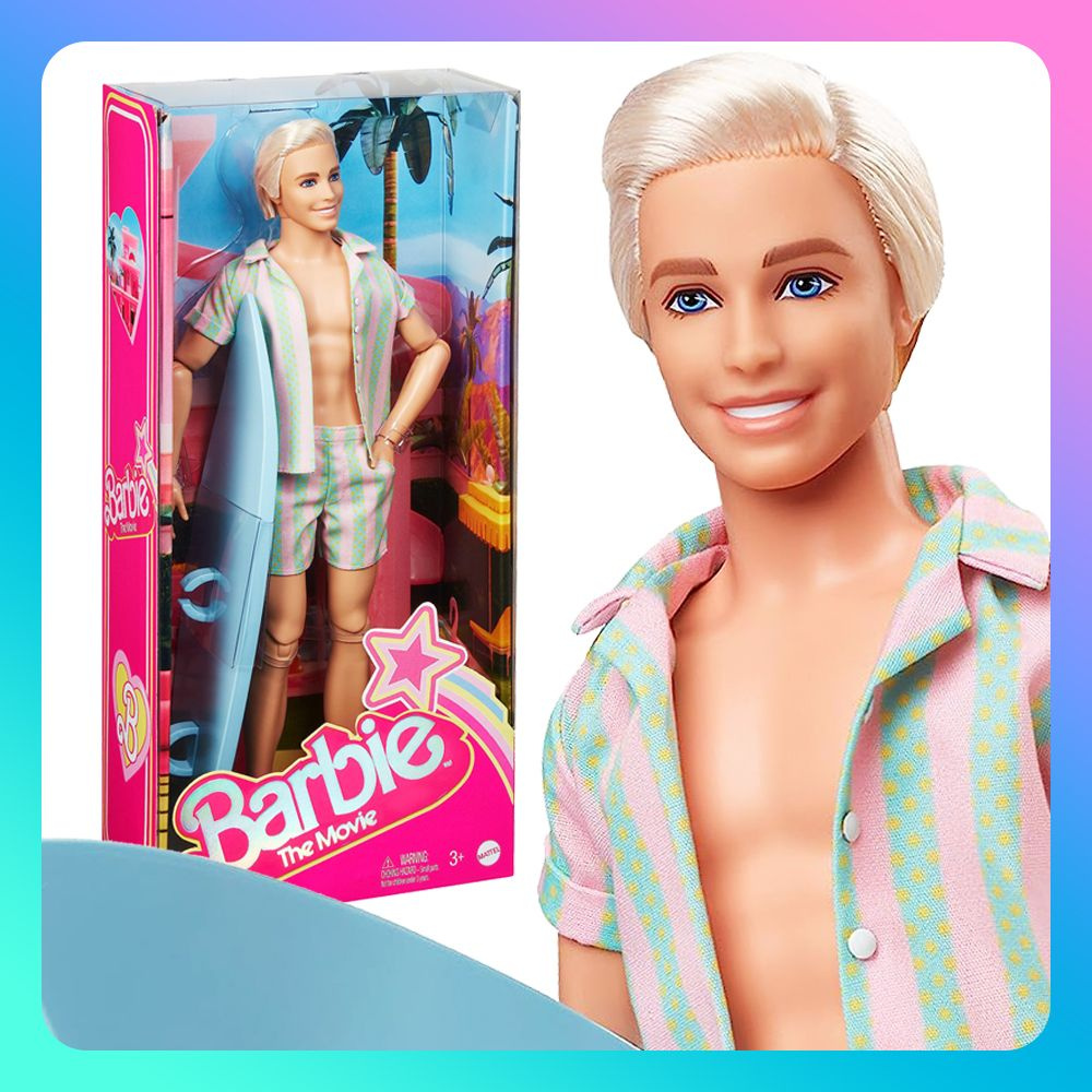 Кукла Барби из фильма The Movie - Кен Серфер HPJ97 - купить с доставкой ...