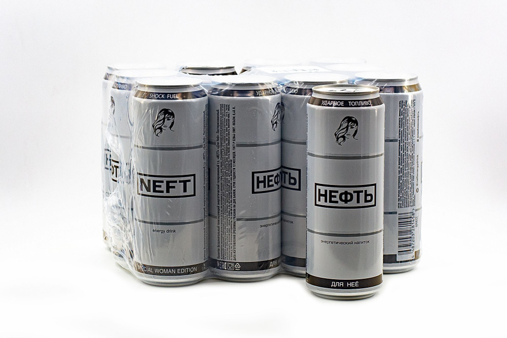 Напиток безалкогольный тонизирующий (энергетический) газированный "Для Неё" 450 мл, т.з. NEFT Упаковка #1