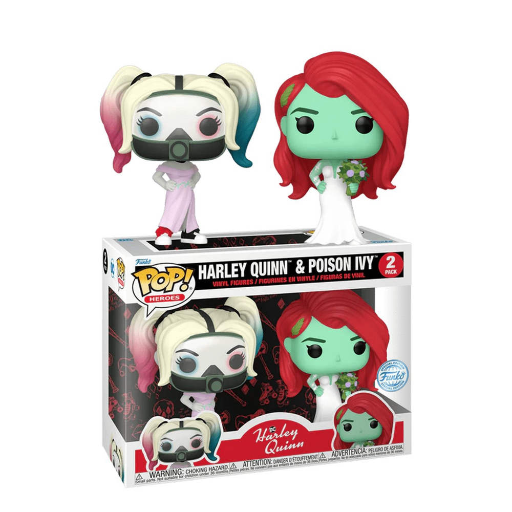 Фигурка Funko Pop! Harley Quinn and Poison Ivy 2-pack (Фанко Поп Ядовитый  Плющ и Харли Квинн) - купить с доставкой по выгодным ценам в  интернет-магазине OZON (1542342589)