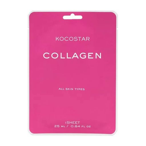 Тканевая маска для лица с коллагеном KOCOSTAR COLLAGEN HAPPY MASK 23мл  #1