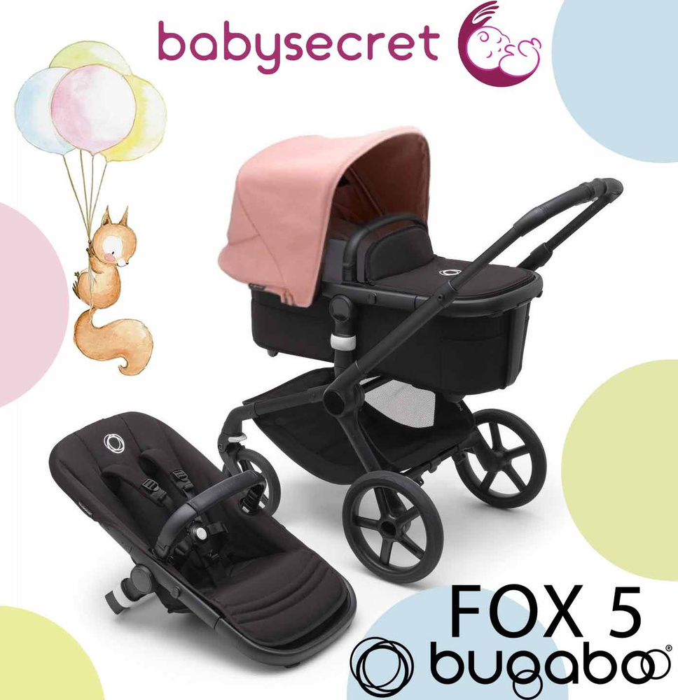 2 1 Bugaboo Fox5 Black Midnight black Morning pink OZON 1554436909