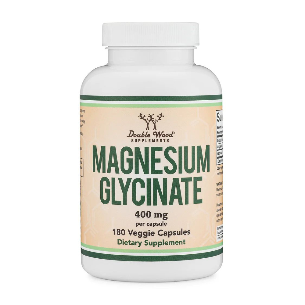 Double Wood Supplements, Глицинат магния, 180 капсул #1