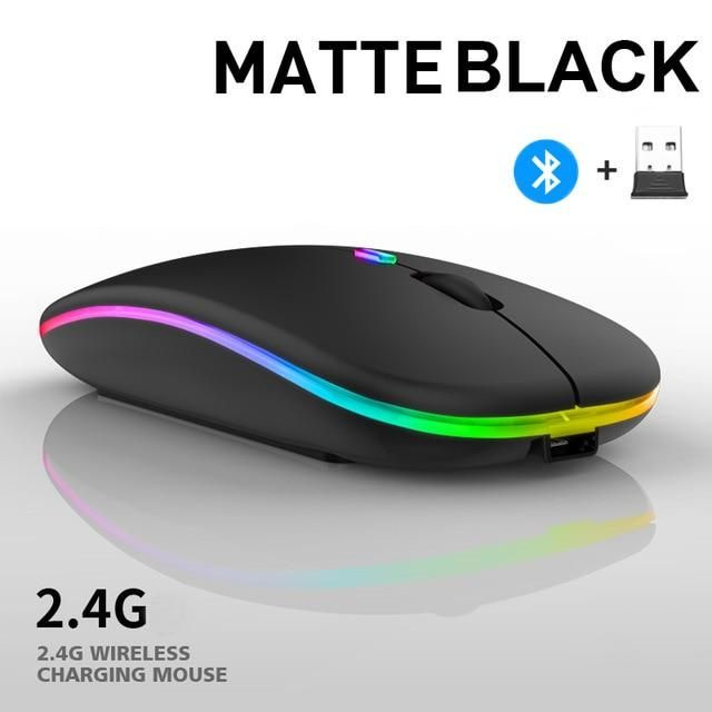 Мышь беспроводная wireless mouse, черный #1