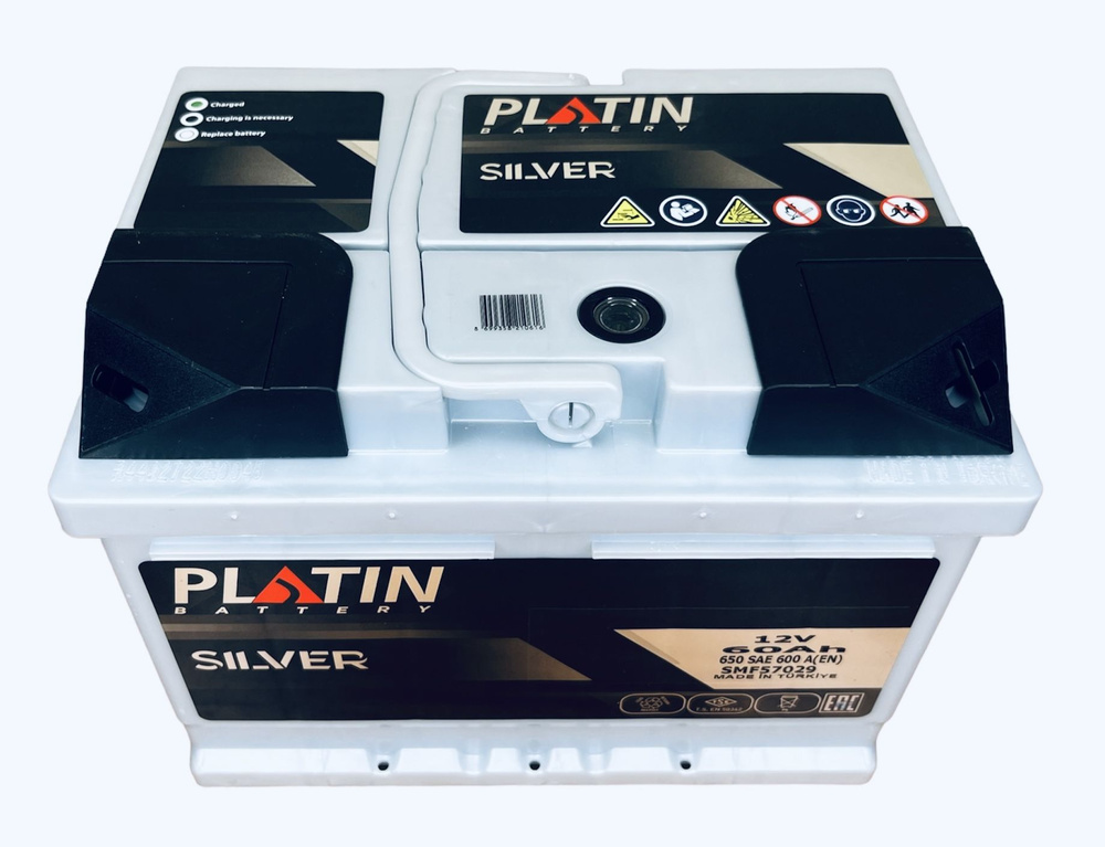 Аккумулятор автомобильный Platin Silver 60 Ач 600 A о.п. SMF L2B 242х175х175  #1