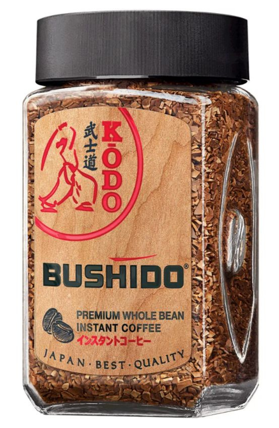 Кофе сублимированный молотый в растворимом BUSHIDO KODO 95гр.1шт  #1
