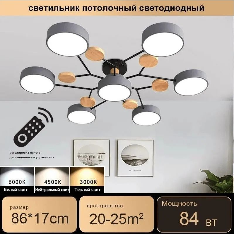 Perfect lighting Люстра потолочная, LED, 84 Вт #1