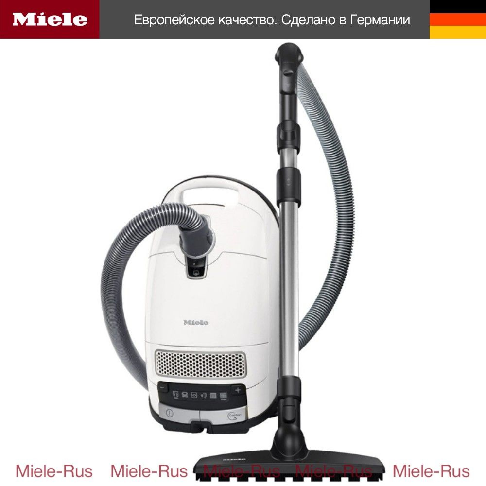 Бытовой пылесос для дома Miele с мешком Complete С3 Аctive Parquet  PowerLine SGDF3 белый, Active Air Clean фильтр, сухая уборка, для ...