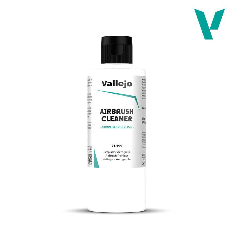 Очиститель для аэрографа Vallejo Airbrush Cleaner 200мл. #1