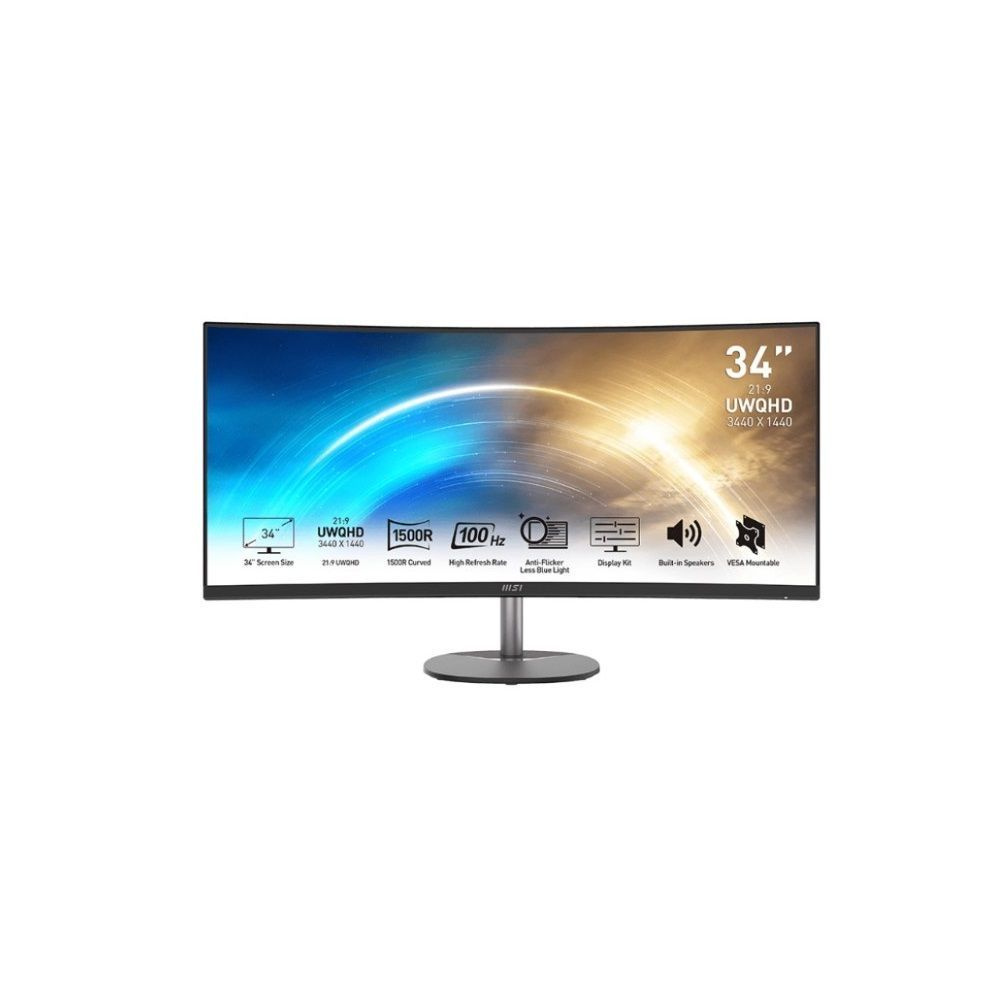 MSI 34" Монитор 9S6-3PB2CT-027, черный #1