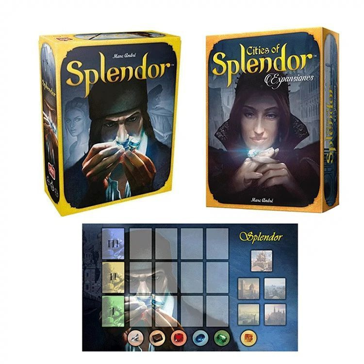 Asmodee Настольная игра Роскошь Splendor дополнение Города #1