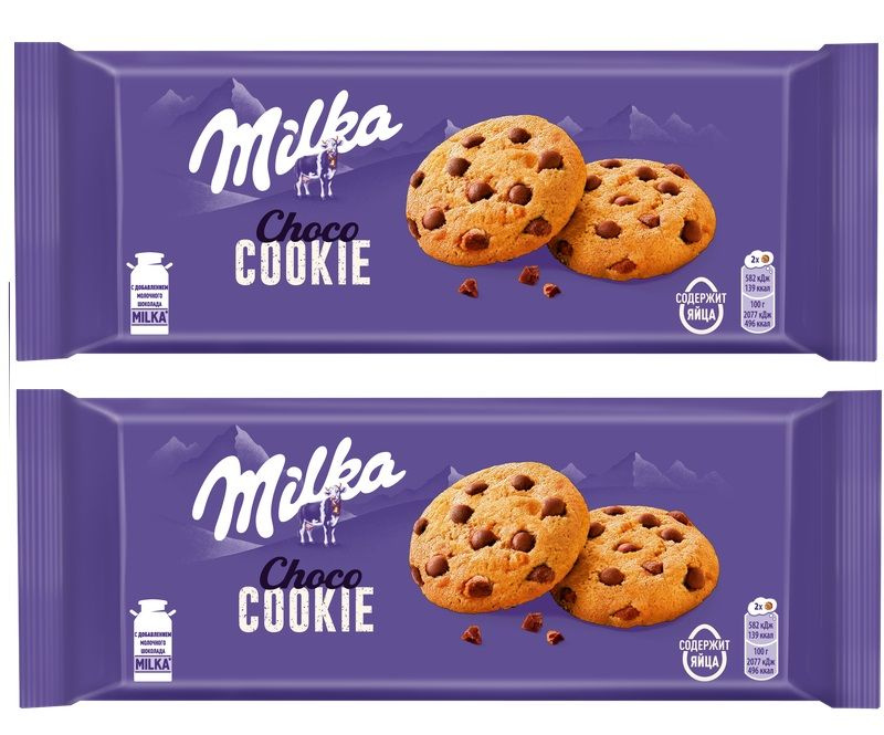 MILKA Печенье Choco Cookie 168г, 2 шт #1