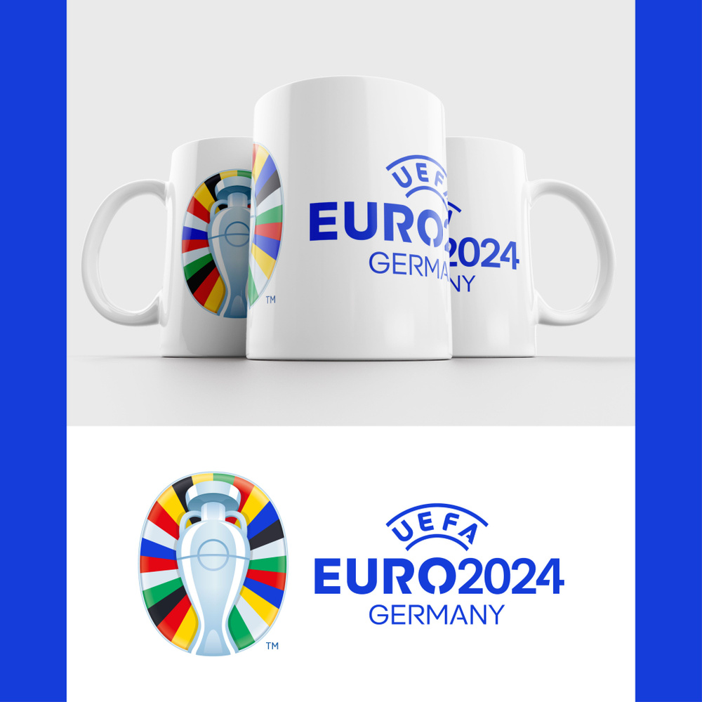 Кружка Чемпионат Европы по футболу 2024 - UEFA EURO 2024 / УЕФА ЕВРО 24  #1